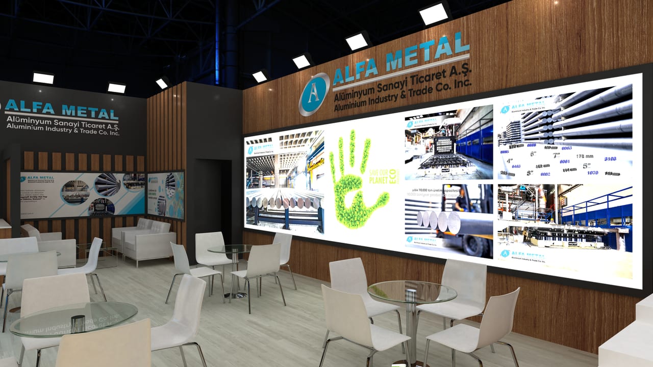 Alfa Metal 2025 Dusseldorf fuar standından 3. görünüm.