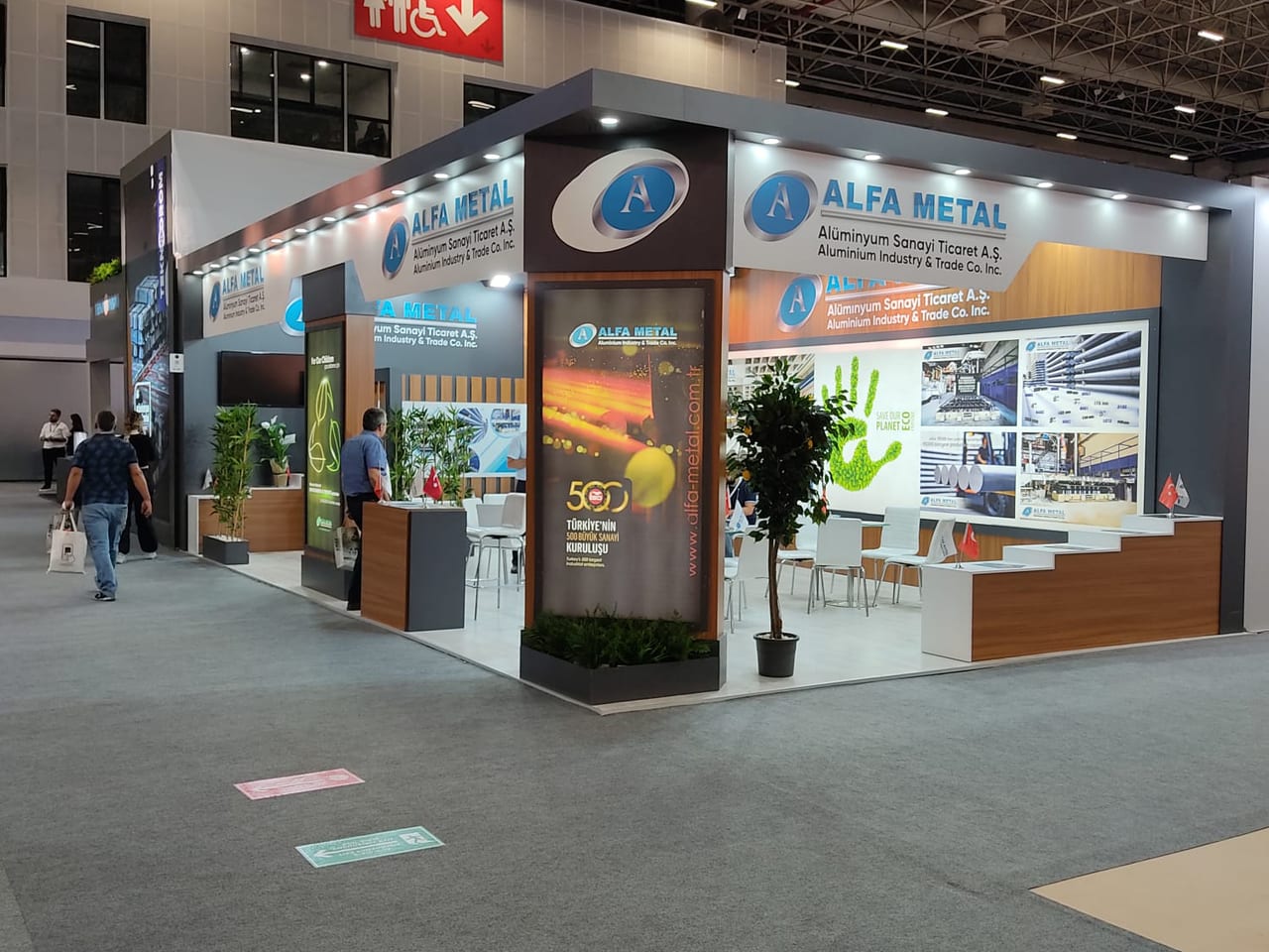 Alfa Metal 2025 Dusseldorf fuar standından 6. görünüm.